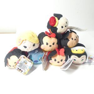Disney Tsum Tsum Mini Plush Lot Mickey Minnie Mouse NWT SDCC 2016 Rapunzel
